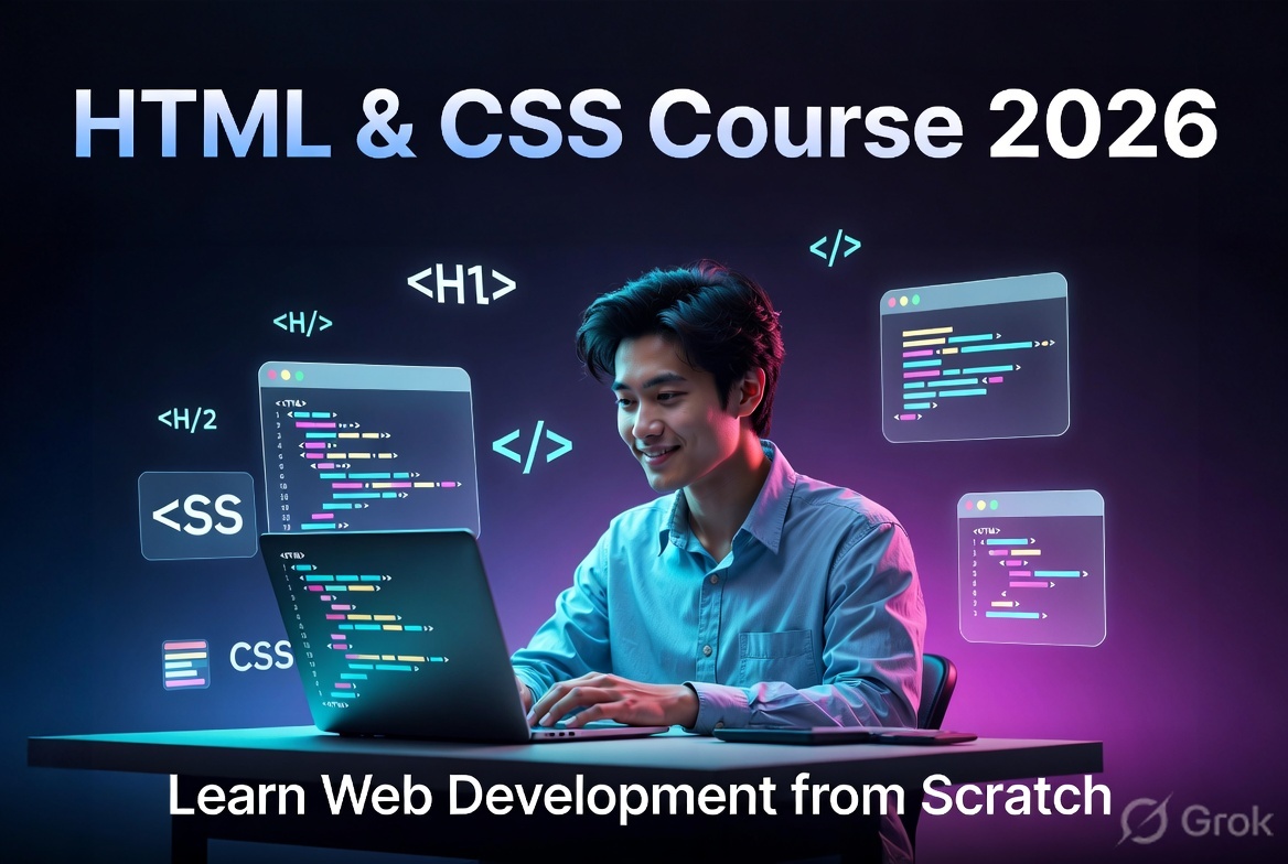 HTML & CSS Complete Course for Beginners 2026