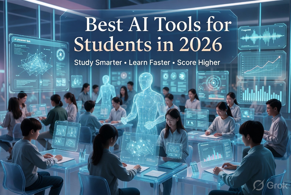 Best AI Tools for Students in 2026 – Study Smarter, Learn Faster &amp; Score Higher